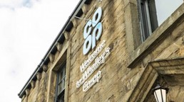 co-op signage on  restored listed building